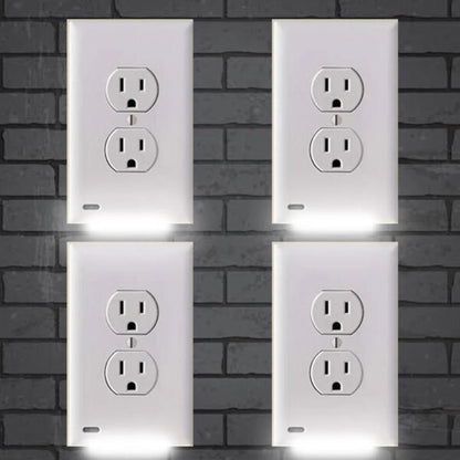 4-Pack: LED Night Light Outlet Cover – Assorted Styles