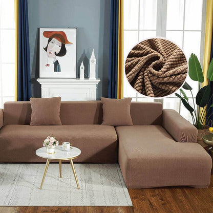 Oversized Thicken Stretch Jacquard Sofa Covers Pillow Covers