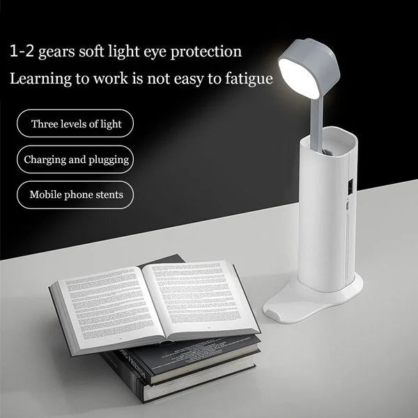 Telescopic Folding Rechargeable LED Desk Lamp Learning Mobile Power Eye Protection Desk Lamp