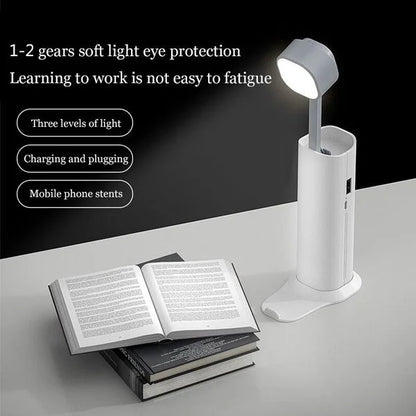 Telescopic Folding Rechargeable LED Desk Lamp Learning Mobile Power Eye Protection Desk Lamp