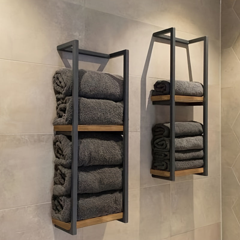 Compact Towel Holder for Bathroom Wall - OutfitLondon