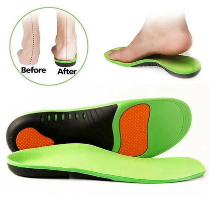 Zealbonn™ 4 Pairs Plantar Fasciitis Insoles I Insoles For Flat Feet I Arch Support Insoles