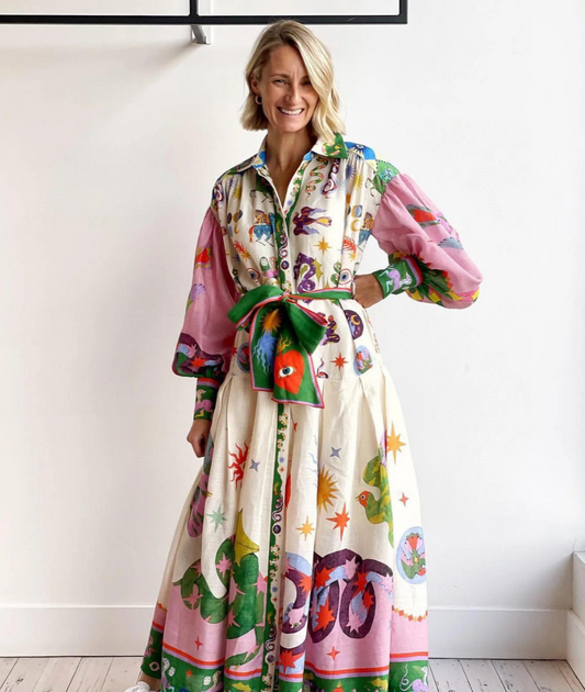 Elegant Floor Length Maxi Dress for Ladies - OutfitLondon