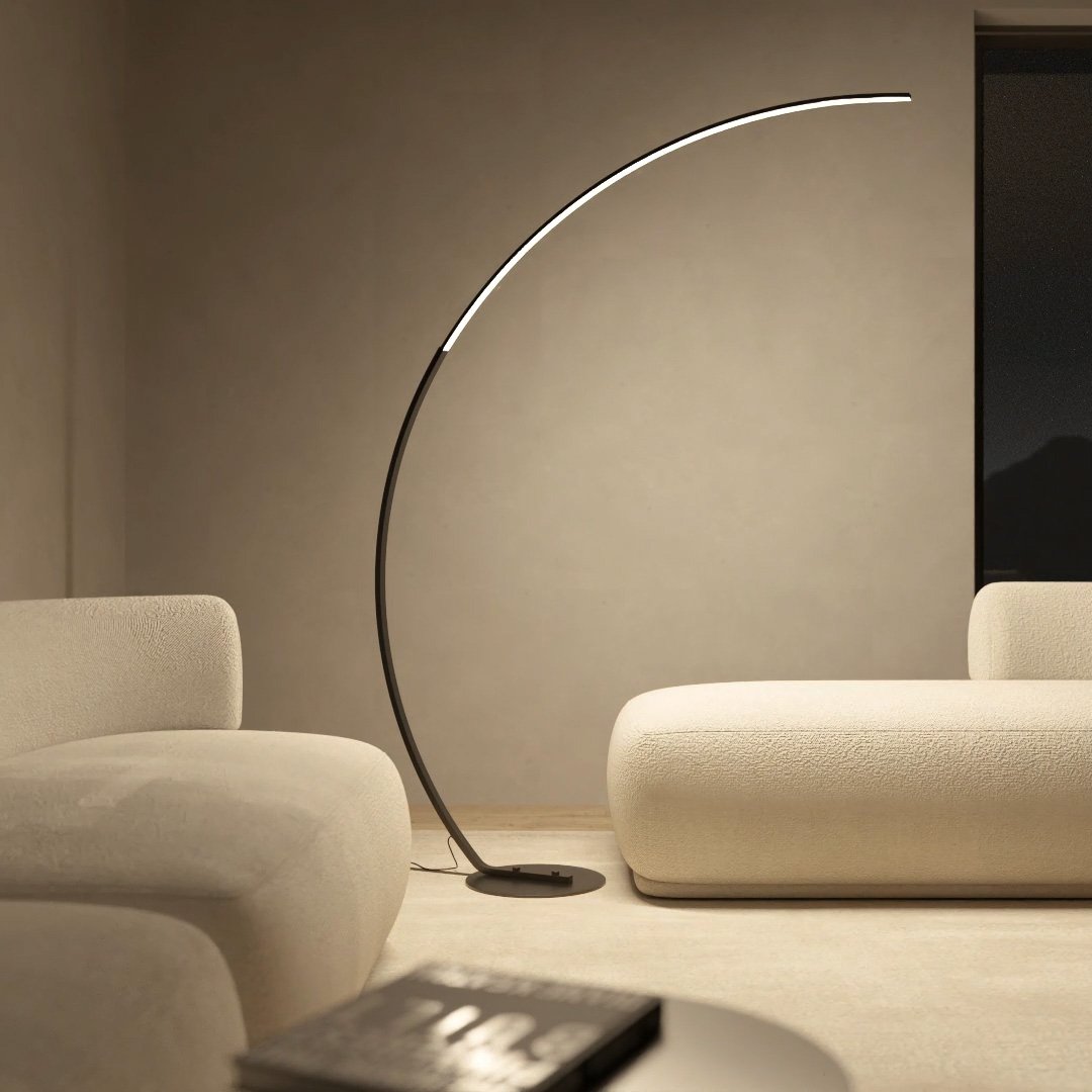 Versatile Tall LED Floor Lamp with Adjustable Brightness - OutfitLondon