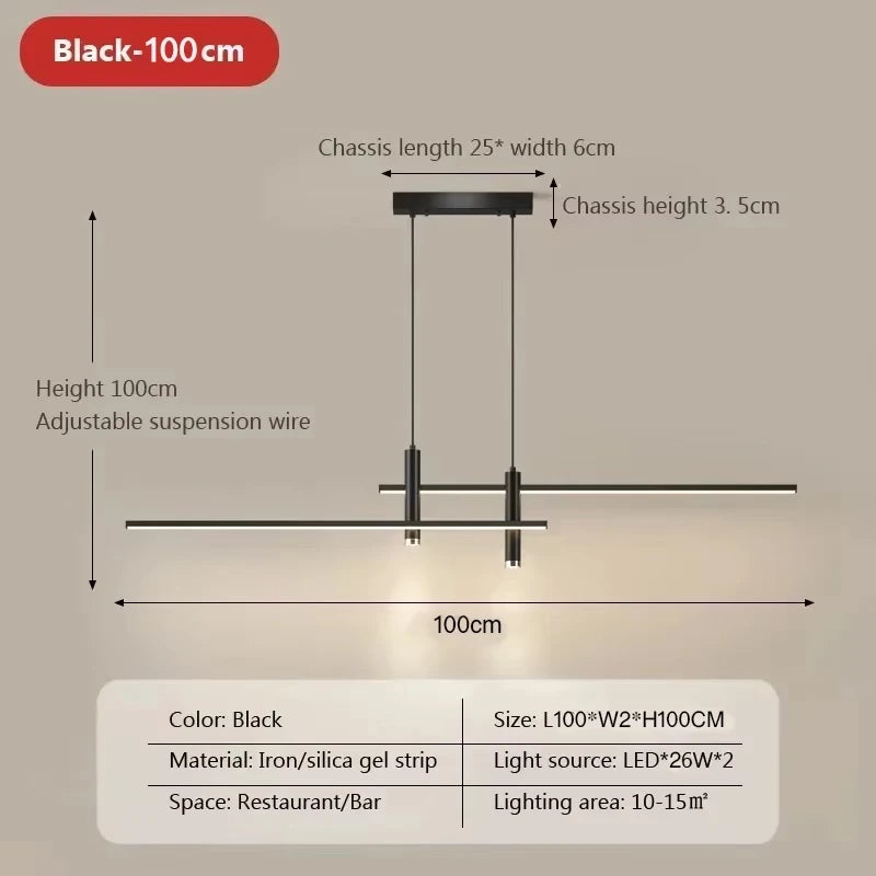 Sleek Contemporary Kitchen Pendant Light