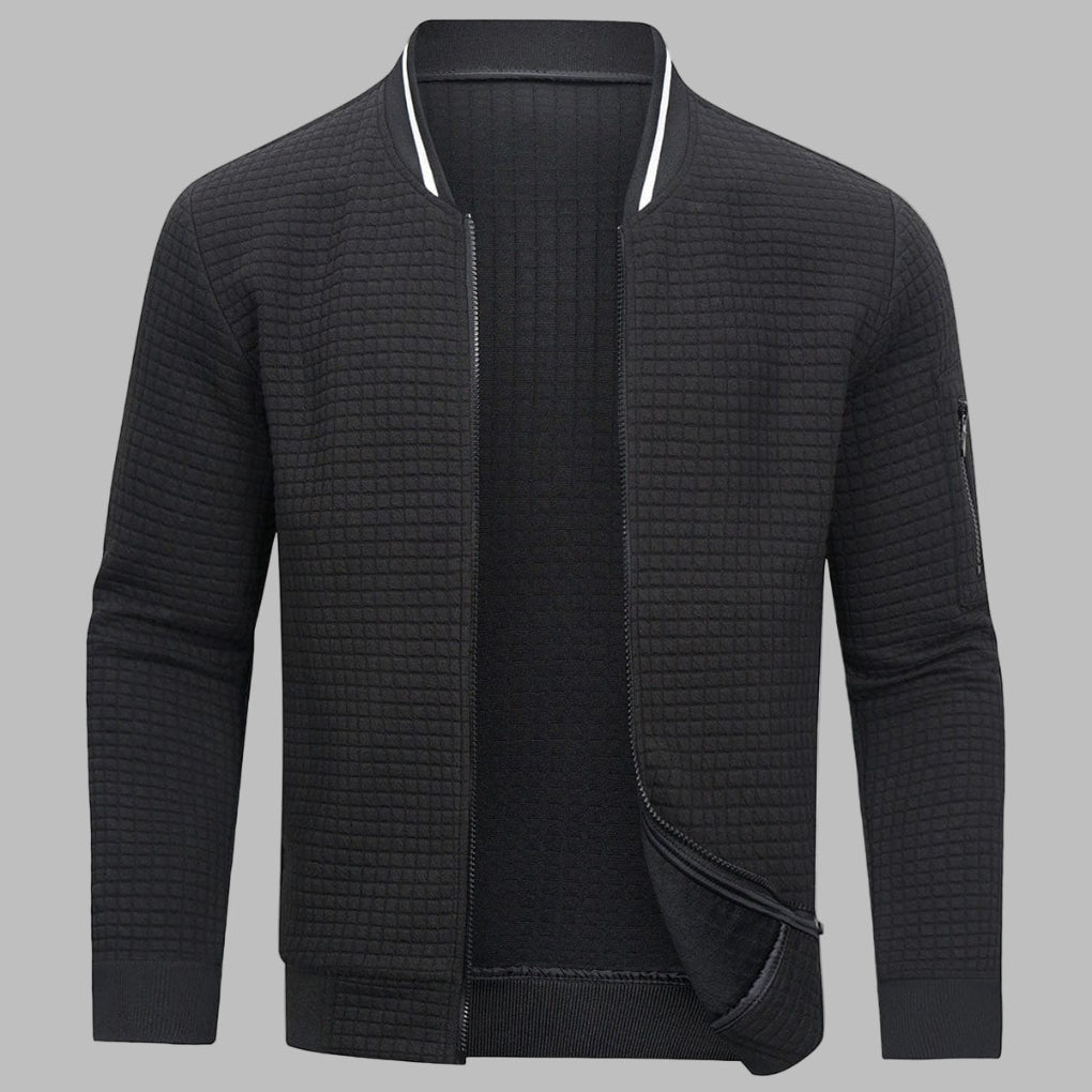 Cozy Fleece Men's Zip Up Sweatshirt - OutfitLondon