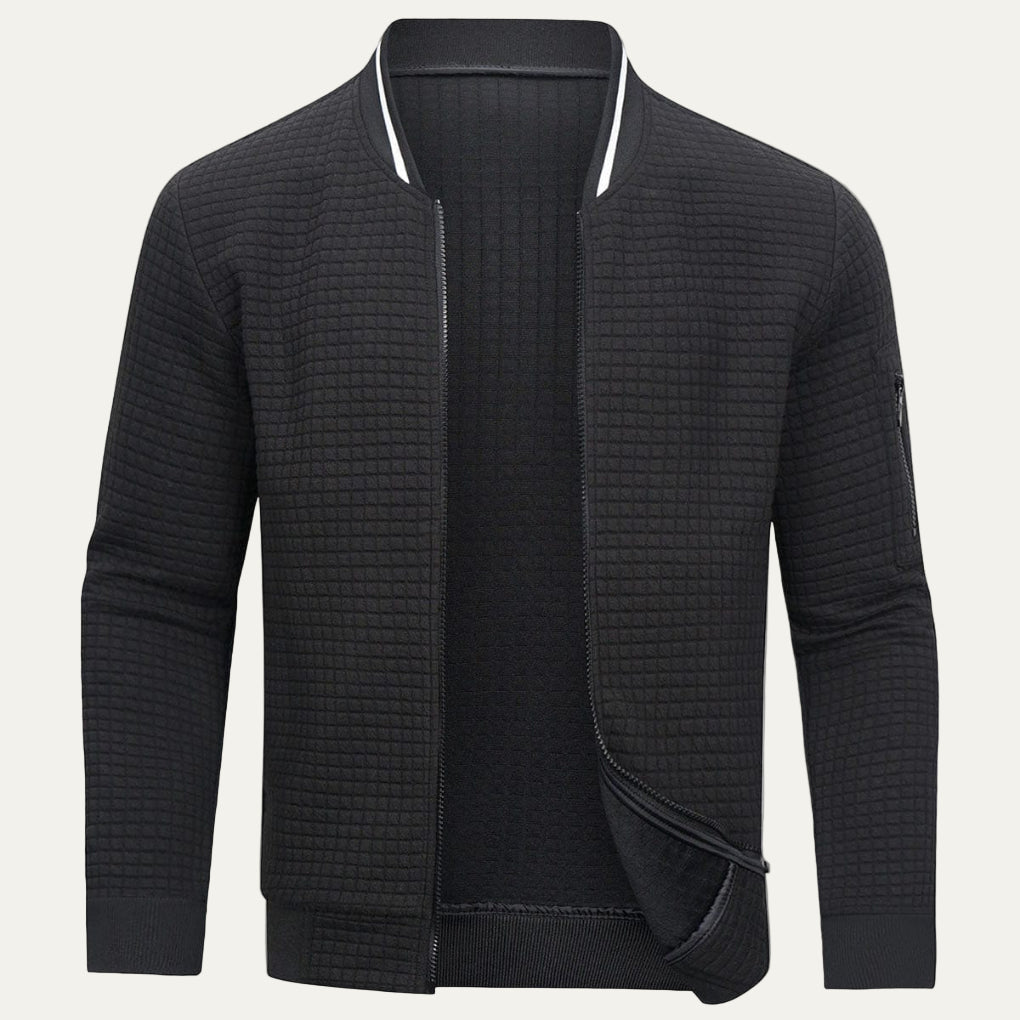Men's Stylish Padded Bomber Coat - OutfitLondon