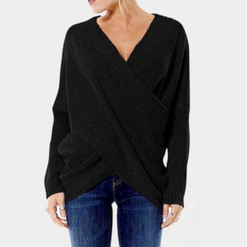 Fashionable Women's Cable Knit Pullover Sweater - OutfitLondon