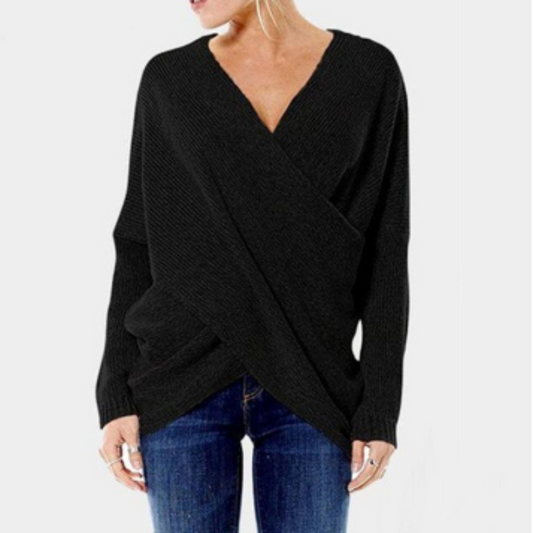 Fashionable Women's Cable Knit Pullover Sweater - OutfitLondon