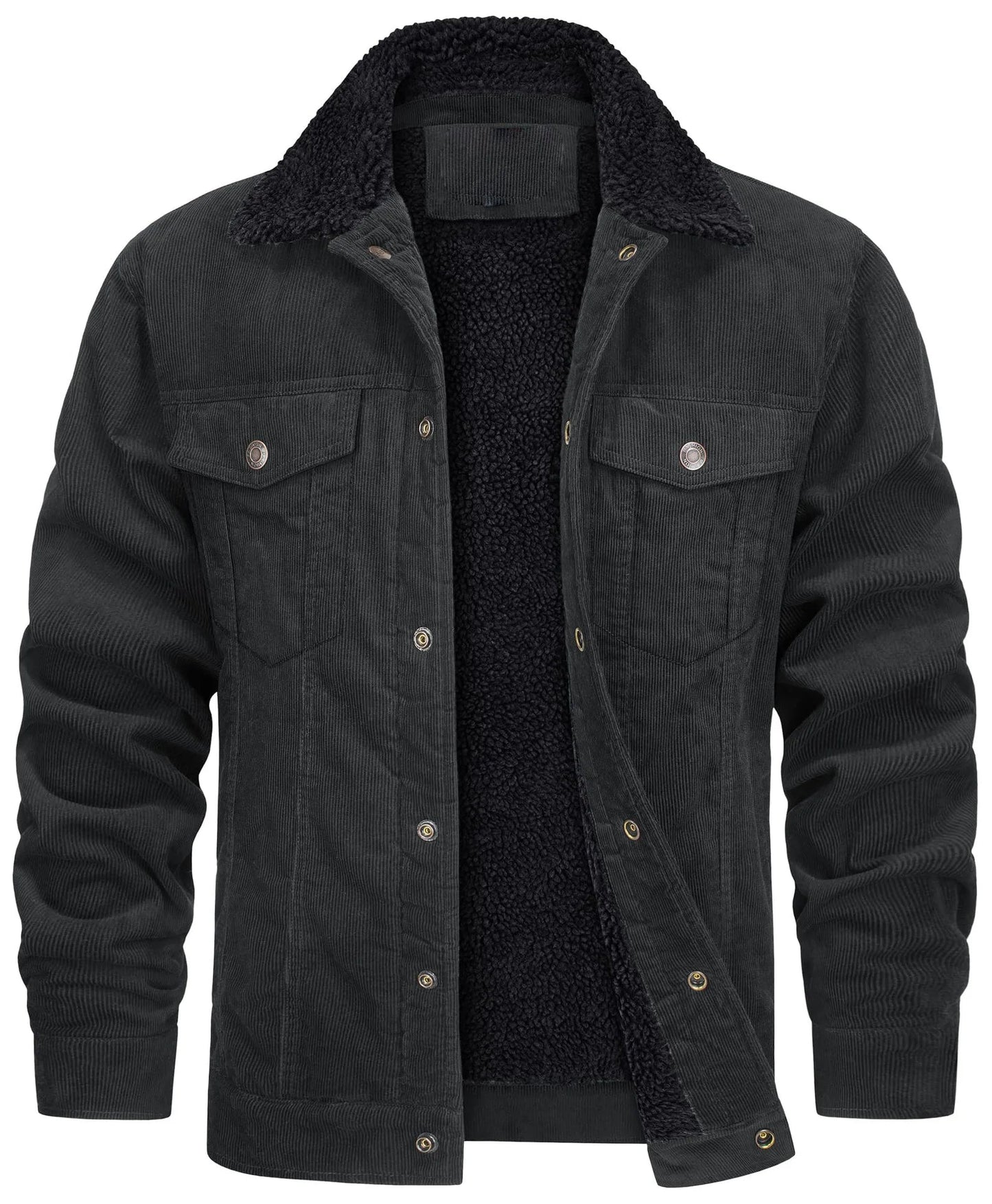 Cozy Fleece Lined Winter Parka Coat