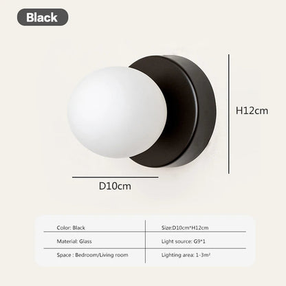 Stylish Circular Glass LED Light Fixture