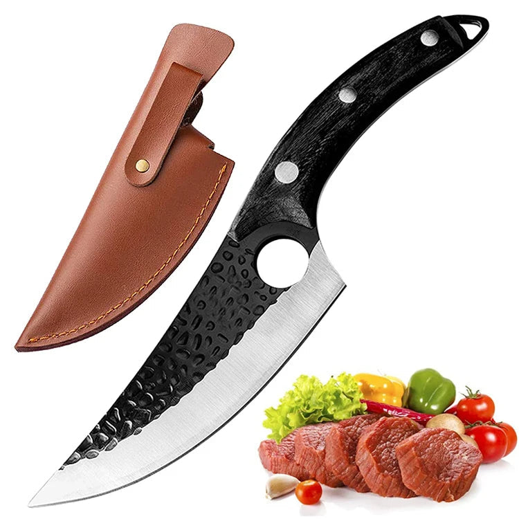 Premium Hand Forged Japanese Kitchen Knife For Sharp Cutting - OutfitLondon