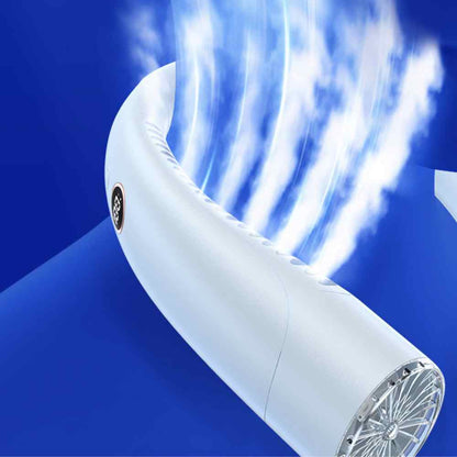 Bladeless Portable Neck Fan for Hands-Free Silent Cooling