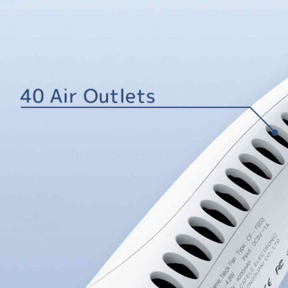Bladeless Portable Neck Fan for Hands-Free Silent Cooling