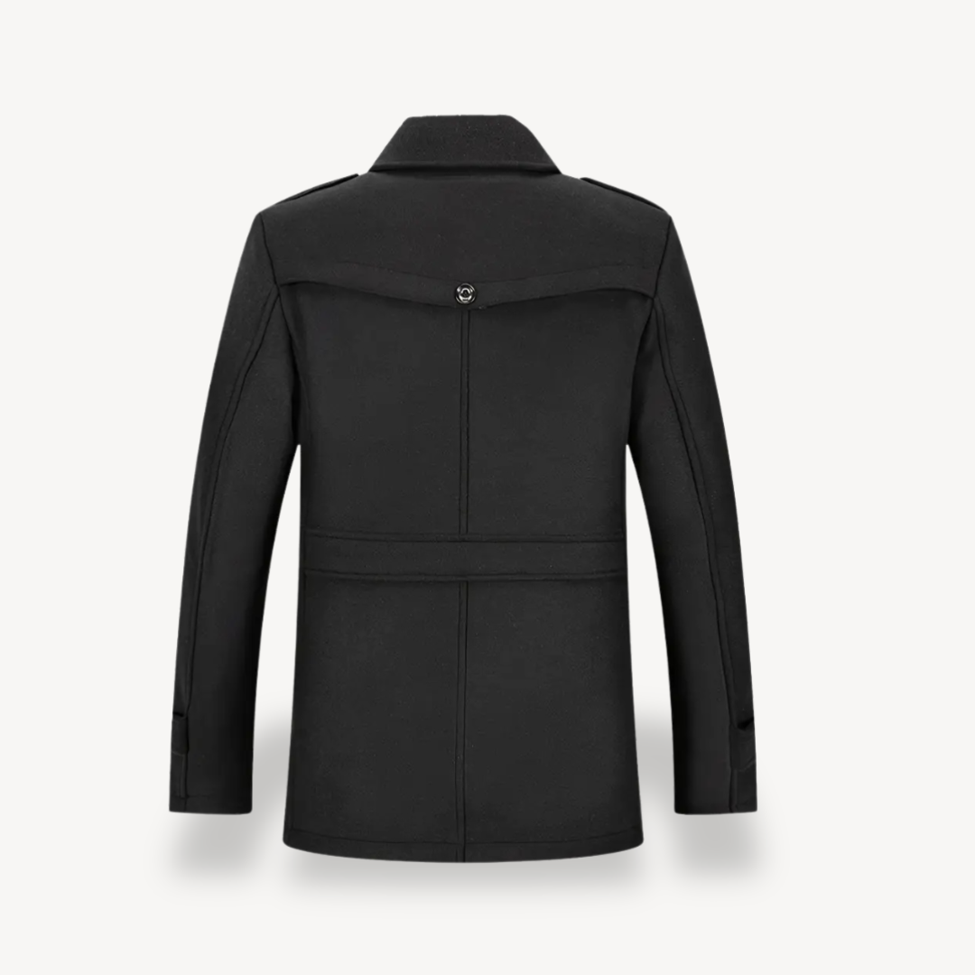Warm Mens Woolen Overcoat