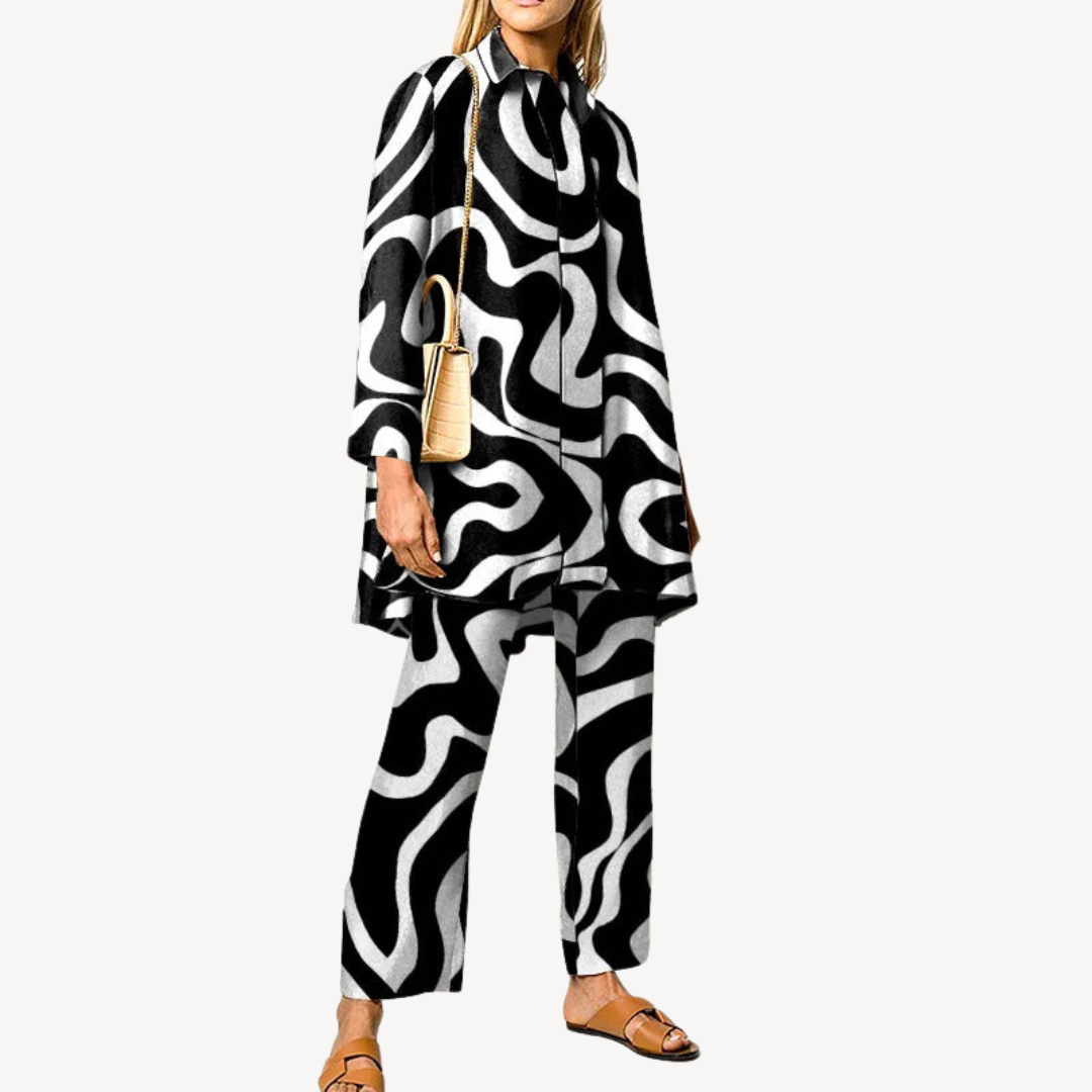 Geometric Pattern Matching Outfit - OutfitLondon