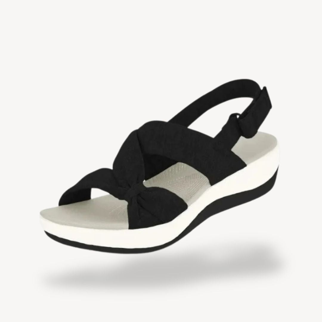 Comfortable Womens Cushion Platform Sandals - OutfitLondon