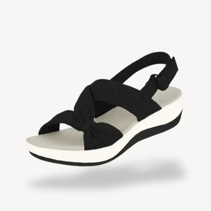 Comfortable Womens Cushion Platform Sandals - OutfitLondon