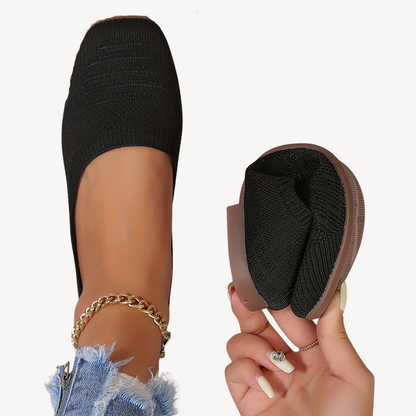 Comfortable Wide Toe Women's Flat Shoes