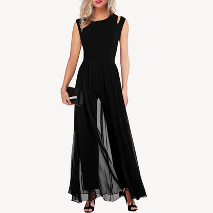 Elegant Nighttime Maxi Jumpsuit - OutfitLondon