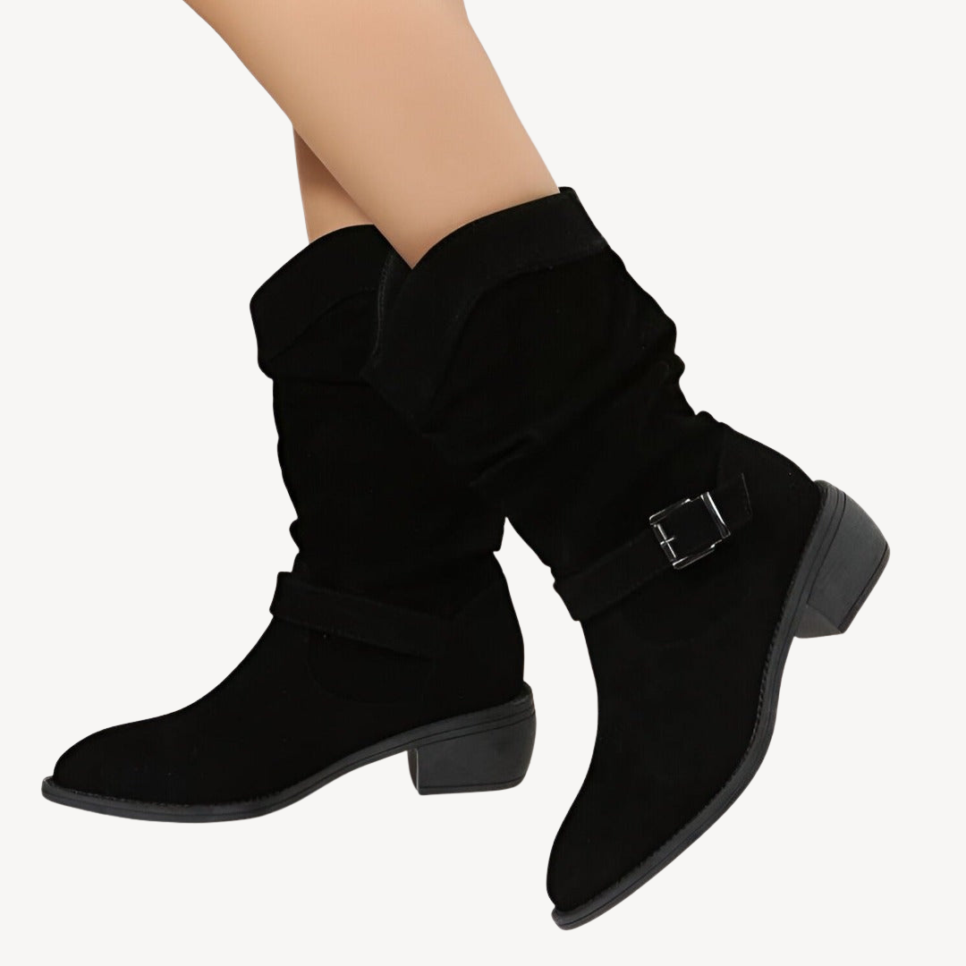 Comfortable Ladies Low Heel Boots