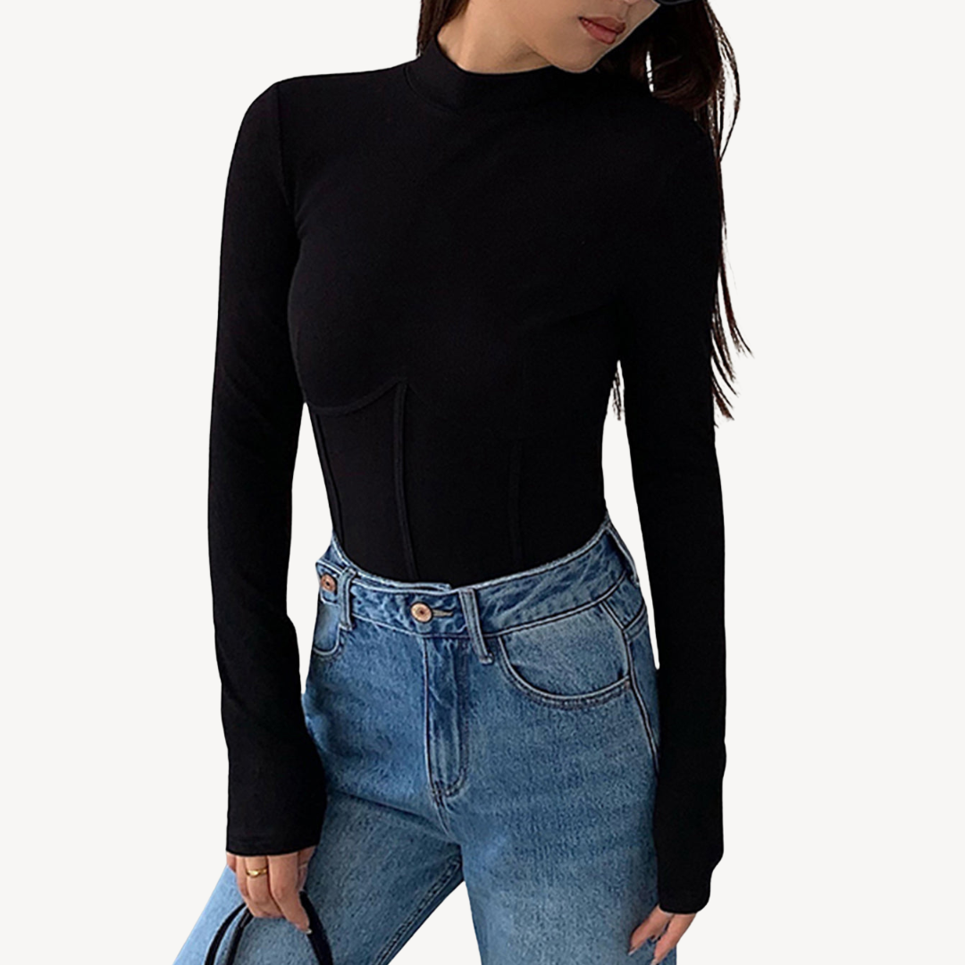 Fitted Lace Up Women's Bustier Top