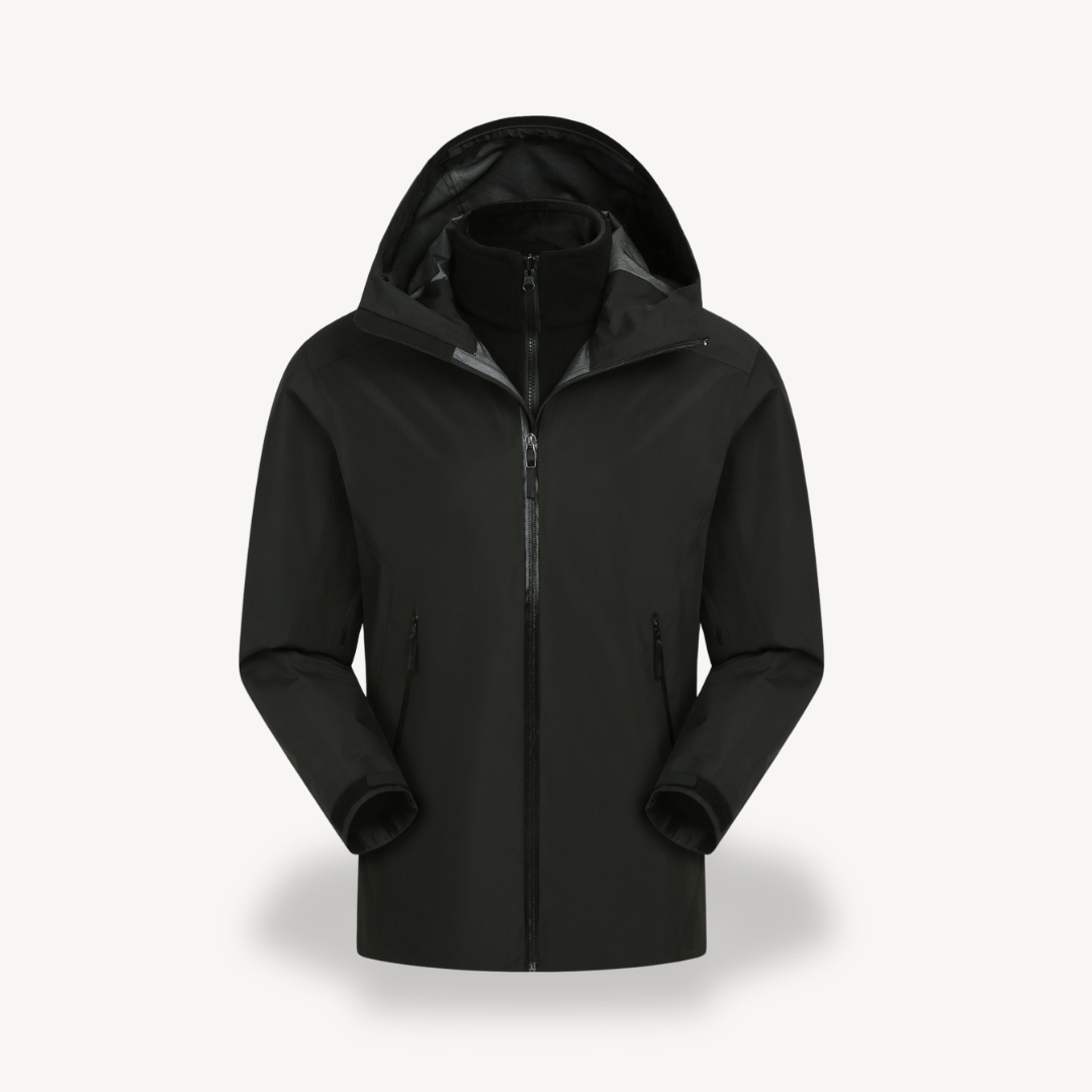 Waterproof Windbreaker Rain Coat with Hood - OutfitLondon