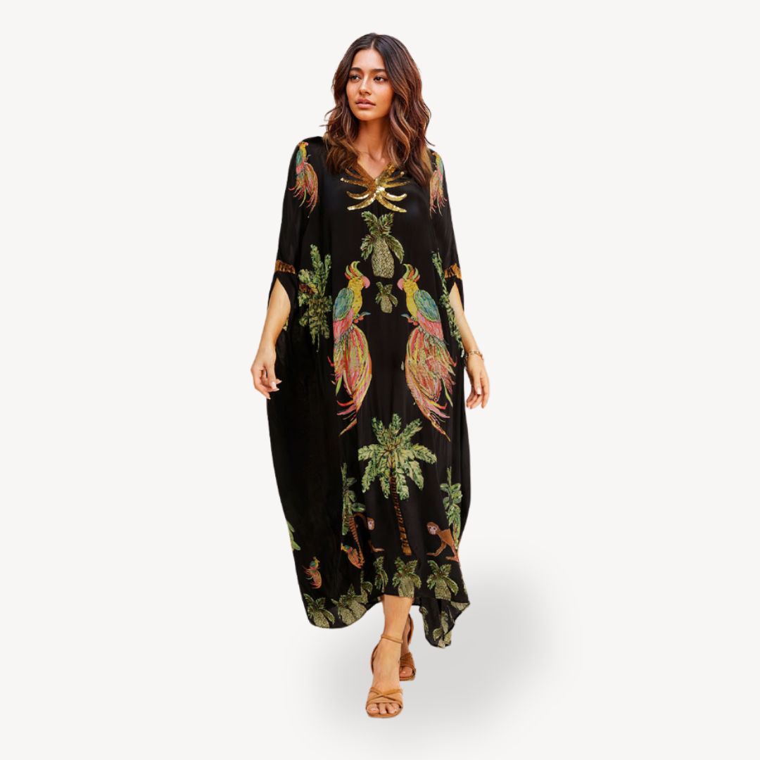 Ladies Luxury Chiffon Maxi Dress - OutfitLondon