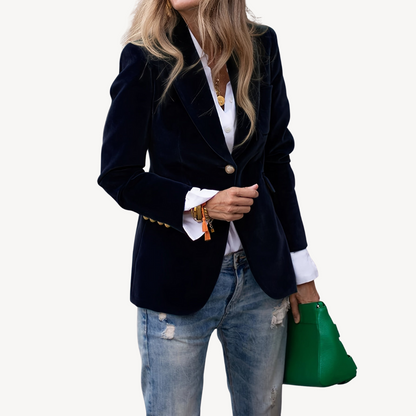 Luxurious Soft Womens Velvet Jacket - OutfitLondon