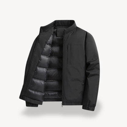Slim Fit Water Resistant Puffer Coat - OutfitLondon