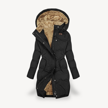 Warm Down Filled Winter Coat for Ladies