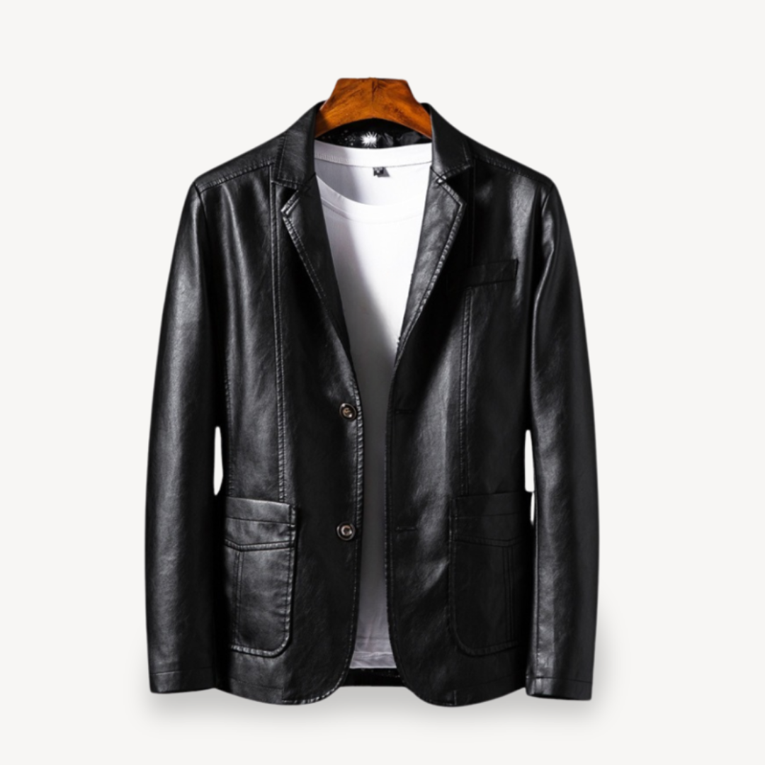 Classic Ladies Faux Leather Jacket