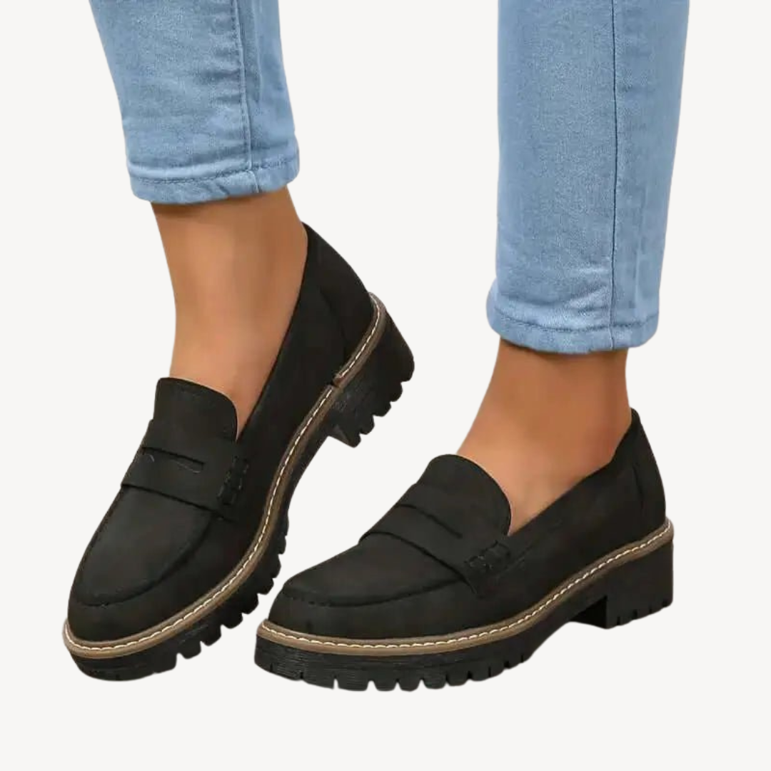 Comfortable Thick Sole Women's Loafers