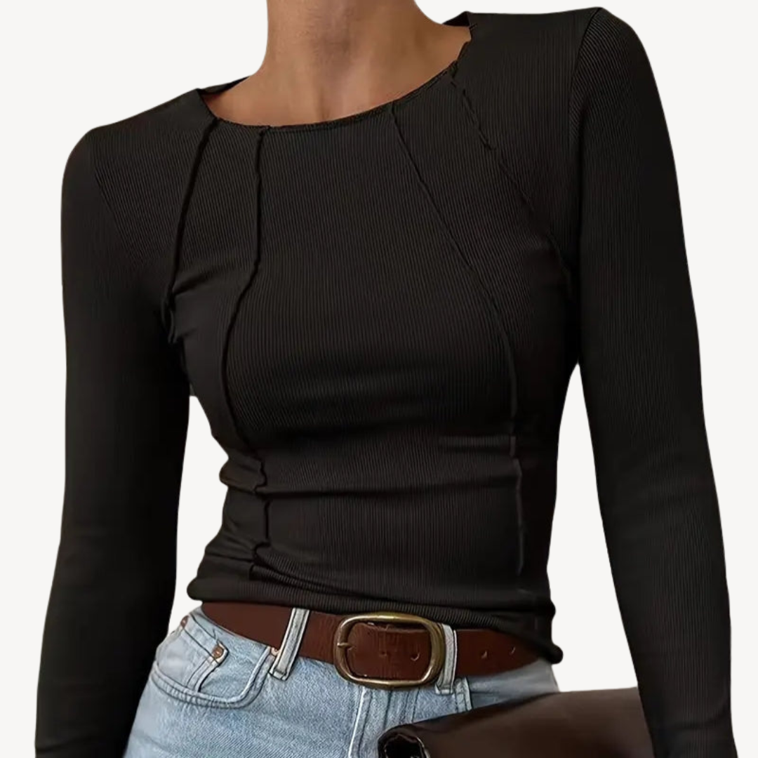 Ladies' Stretchy Crew Neck Shirt