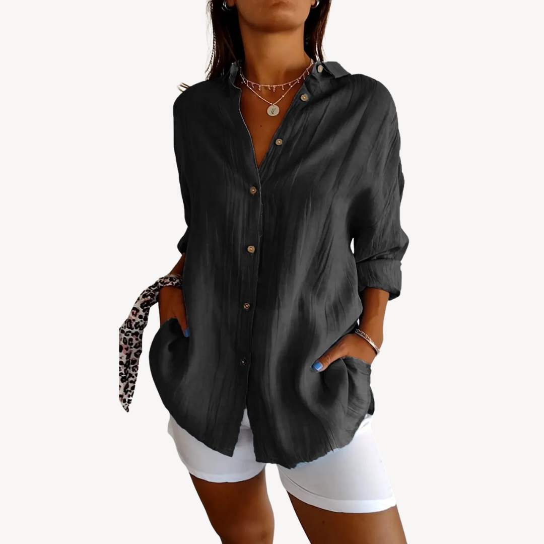Classic Ladies Breathable Casual Shirt - OutfitLondon