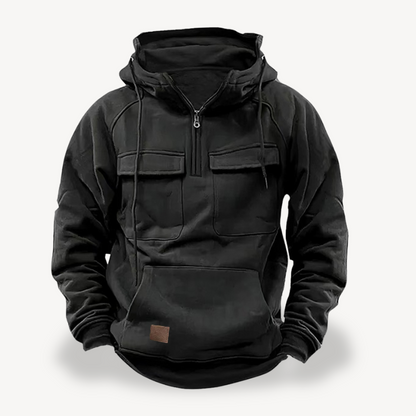 Warm Mens Fleece Hooded Jacket