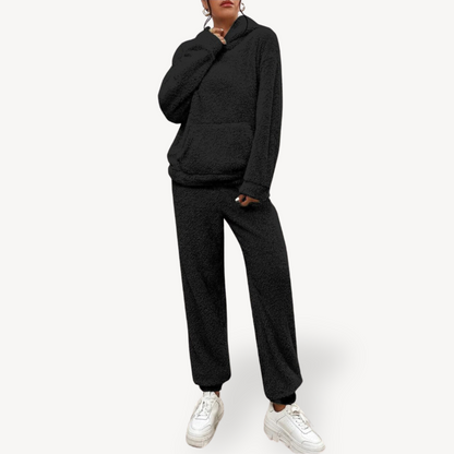 Soft Cozy Women's Fleece Hoodie Lounge Set