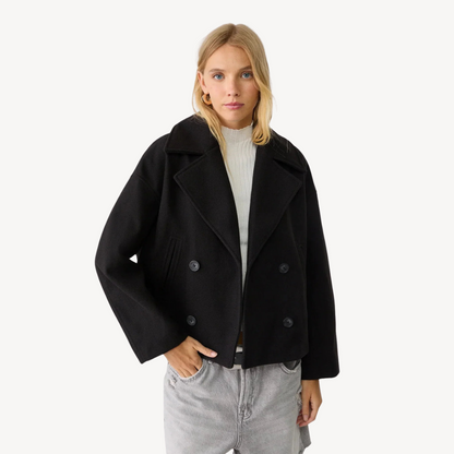 Short Wool Coat for Ladies