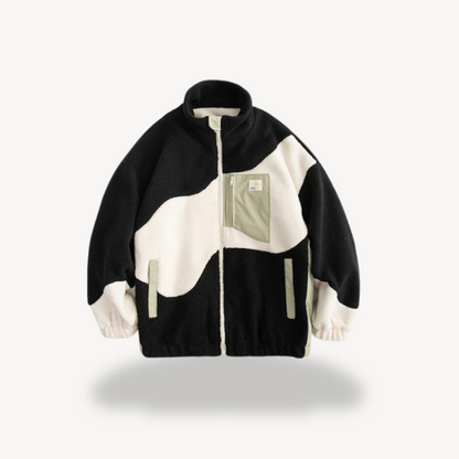 Men's Thermal Blocked Fleece Jacket