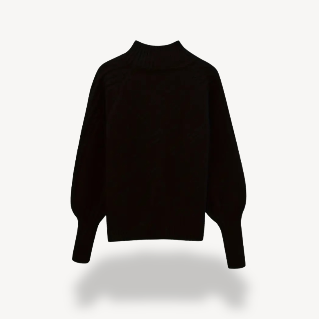 Soft Crew Neck Wool Sweater for Women