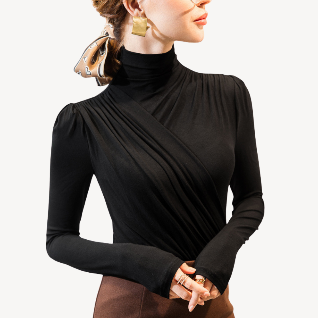 Flared Long Sleeve Blouse for Ladies