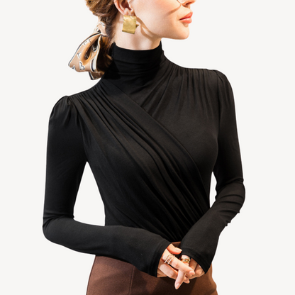 Flared Long Sleeve Blouse for Ladies