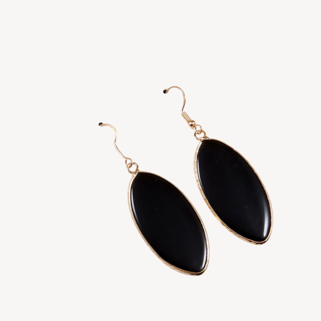 Sparkling Stone Dangle Earrings