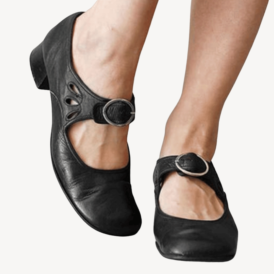 Comfortable Supportive Flat Mary Jane Shoes