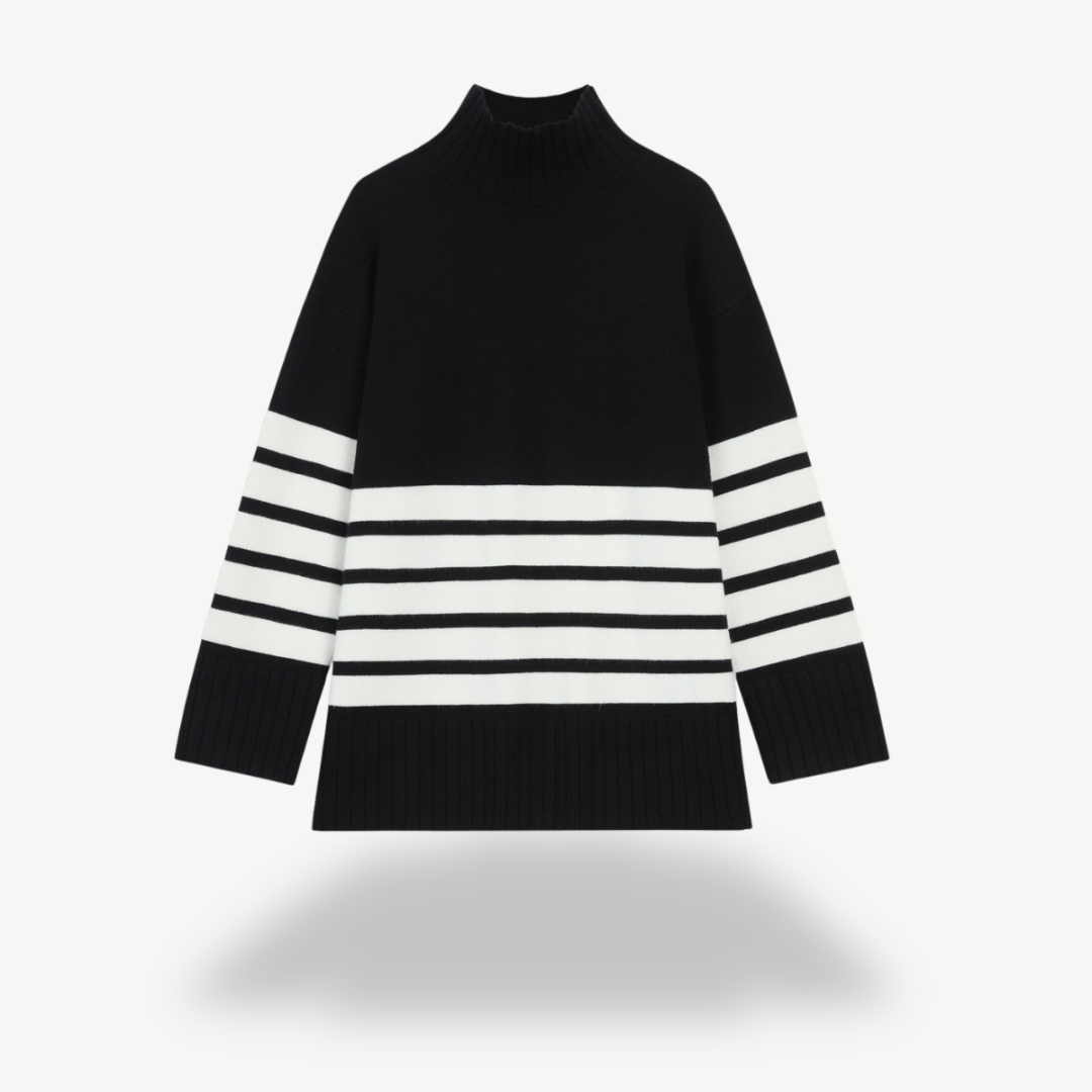 Colorful Winter Knit Sweater for Ladies - OutfitLondon