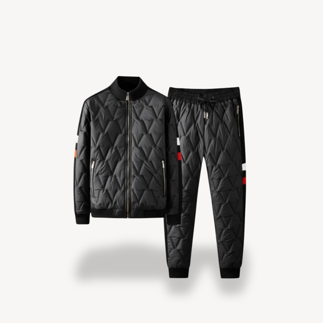 Warm Insulated Mens Jacket Pant Set