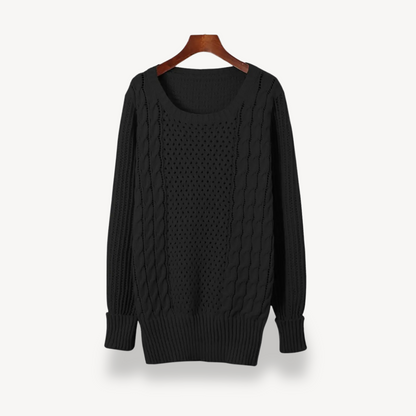 Cozy Crew Neck Sweater Dress for Women