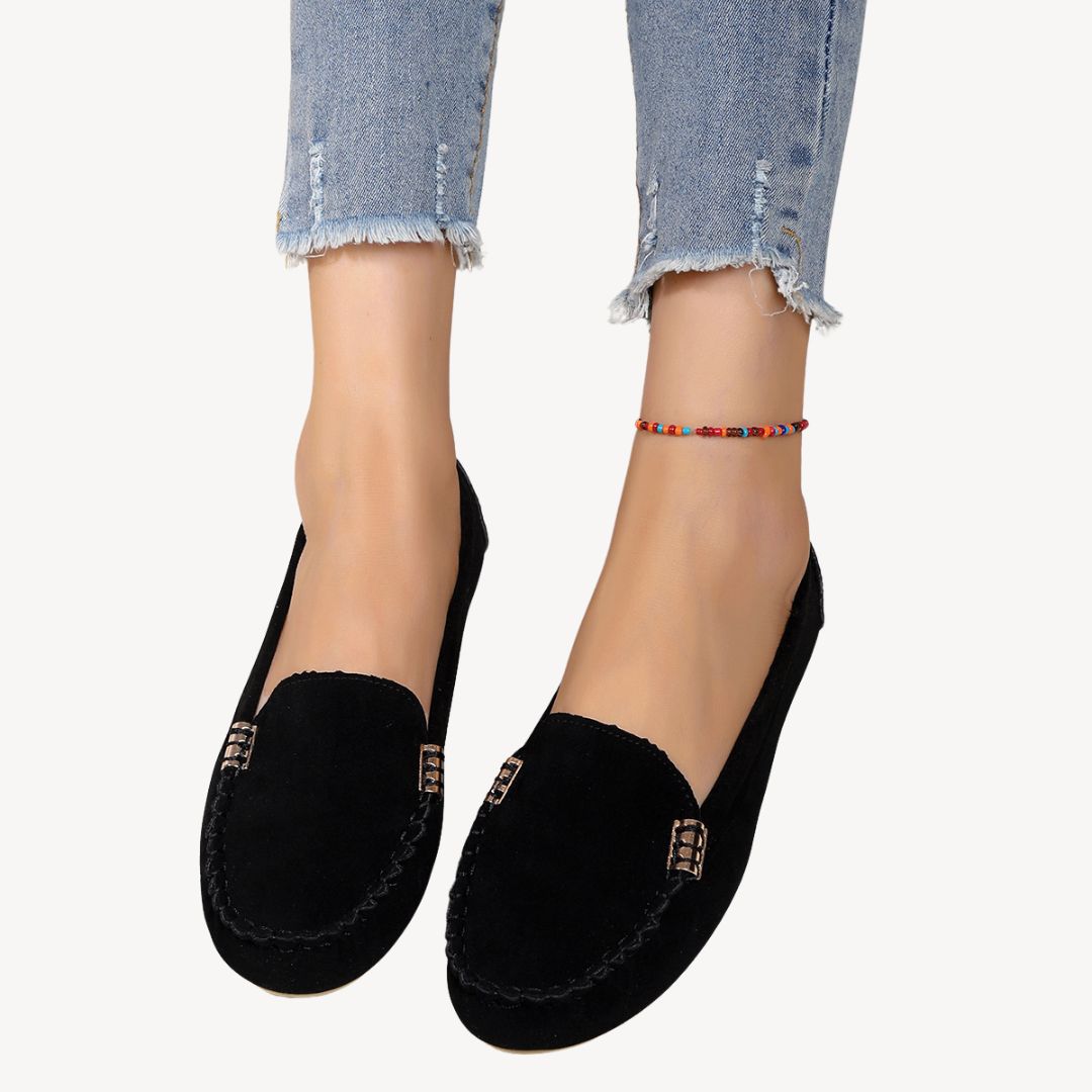 Comfortable Womens Genuine Leather Flat Shoes