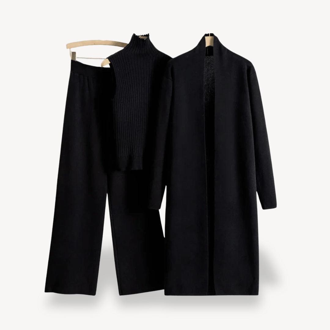 Ladies 3-Piece Outfit – Sweater, Trousers & Jacket - OutfitLondon
