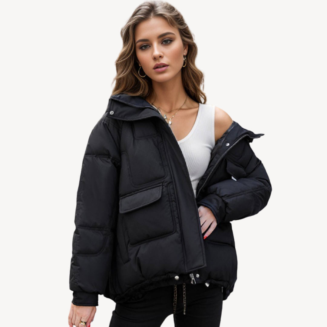 Warm Down Women's Winter Coat - OutfitLondon